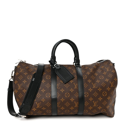 Louis Vuitton Monogram Macassar Keepall Bandouliere 45 1 of 9