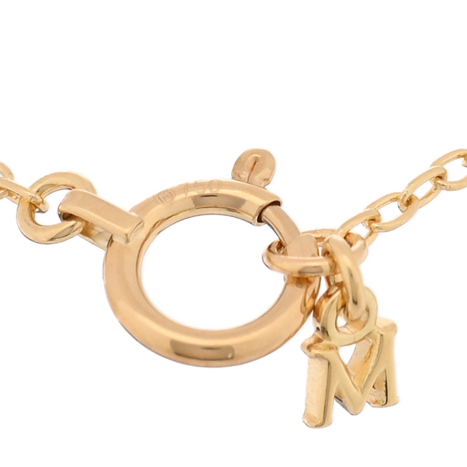 Mikimoto 18K Yellow Gold Akoya Cultured Two Pearl Station Bracelet 3 of 3