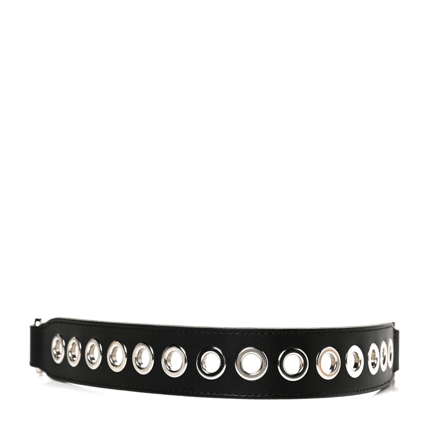 Vitello Liberty Grommet Bi-Color Mini Strap You Black Camelia