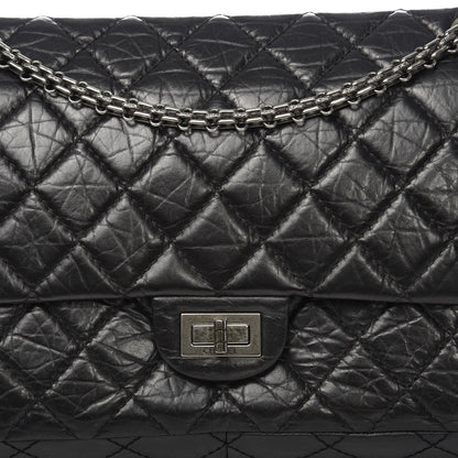 Chanel Aged Calfskin Quilted 2.55 Reissue 226 Flap Black 11 of 12