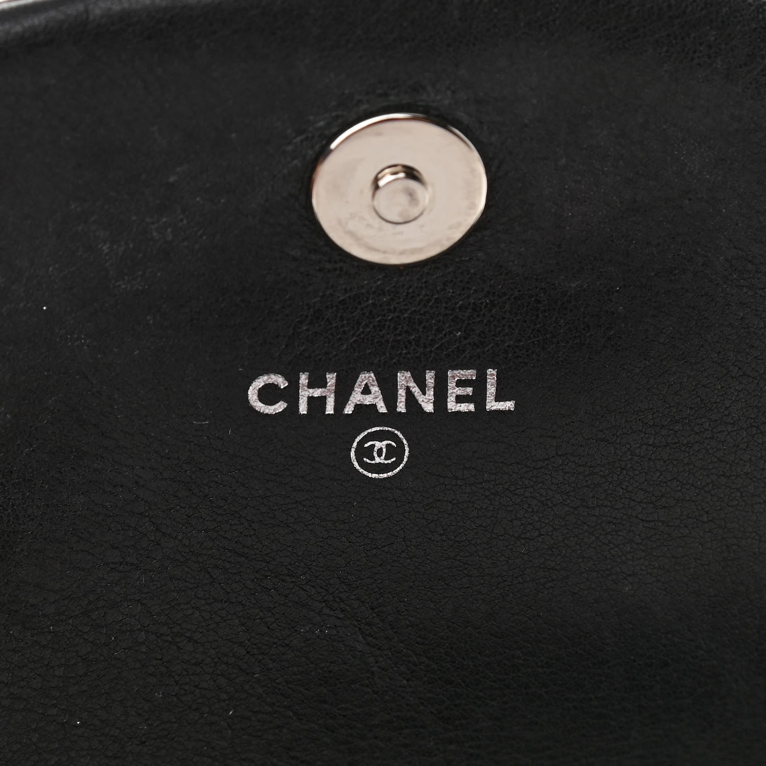 Chanel Caviar Half Moon Wallet On Chain WOC Black 6 of 11