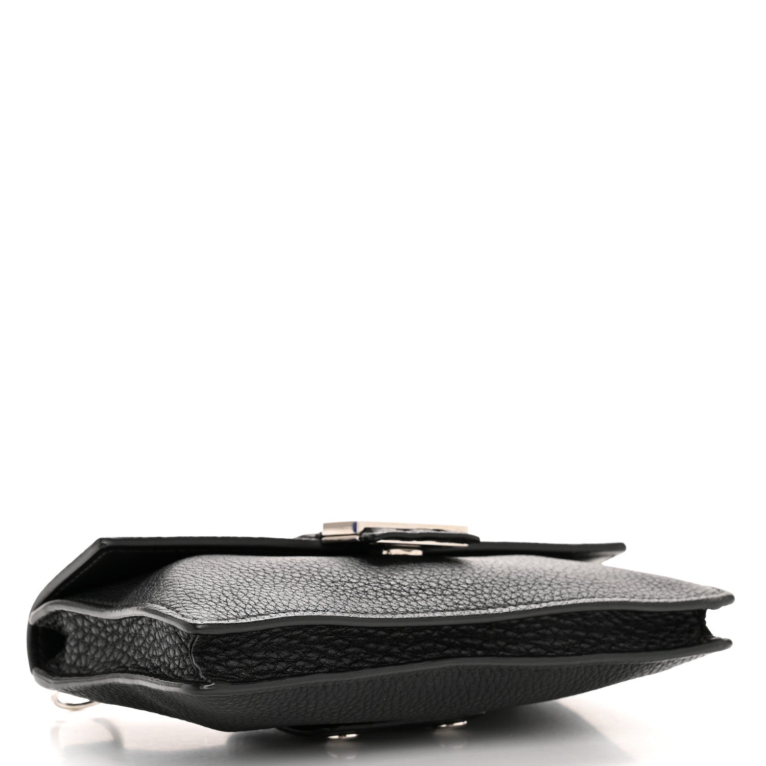 Fendi Cuoio Romano Selleria Baguette Belt Pouch Black 4 of 12