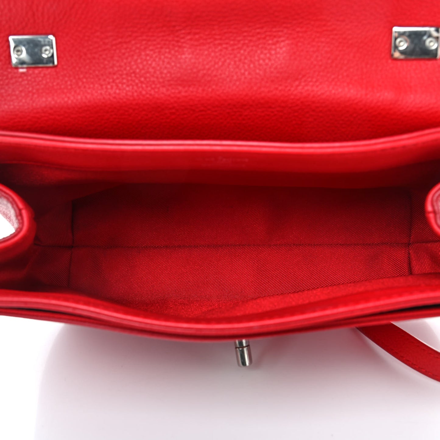 Calfskin Lockme II Chain Bag BB Rubis