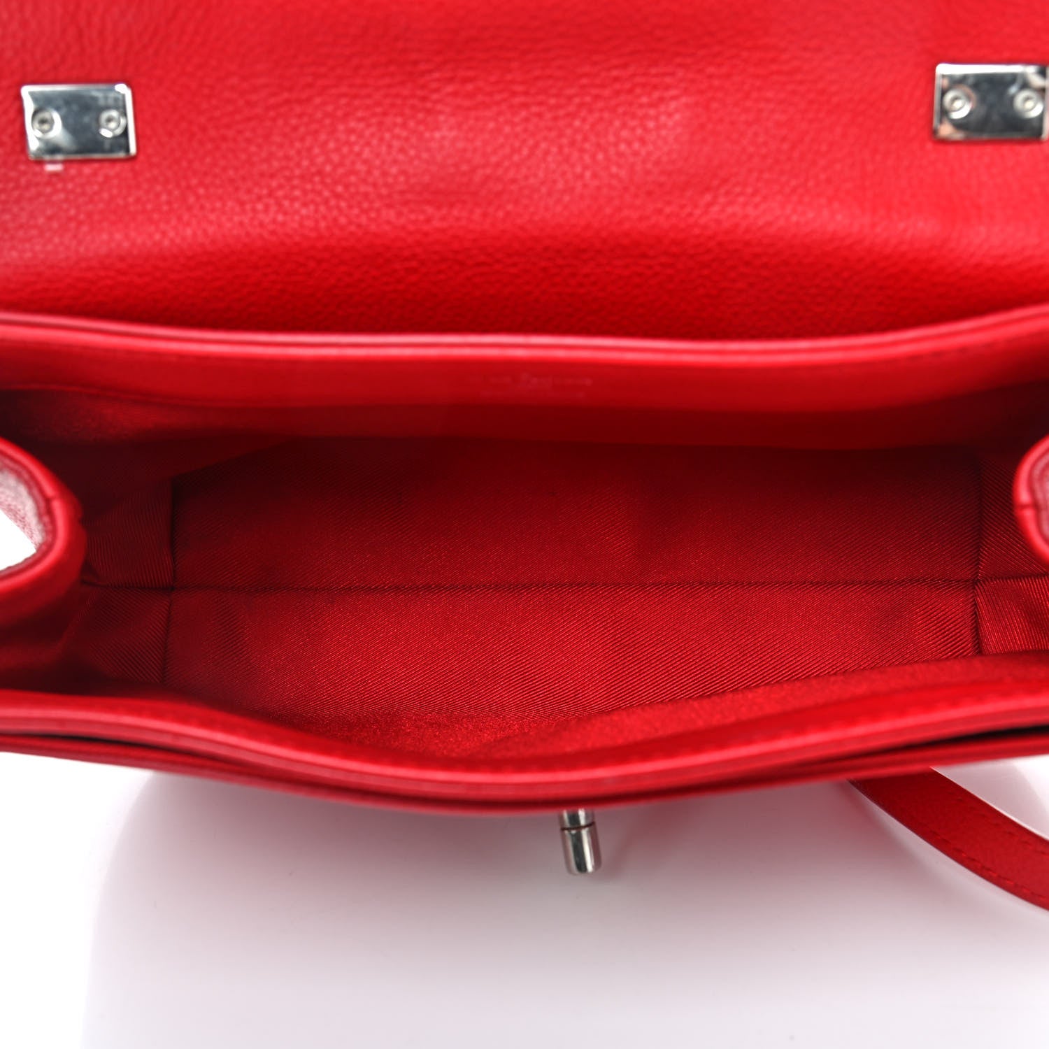 Louis Vuitton Calfskin Lockme II Chain Bag BB Rubis 4 of 14
