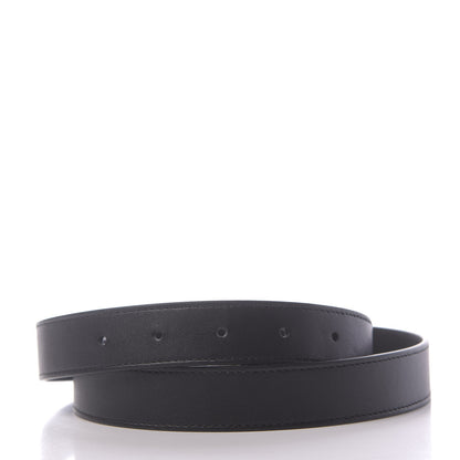 Gucci Moon Calfskin Torchon Double G 25mm Belt 80 32 Black 2 of 9