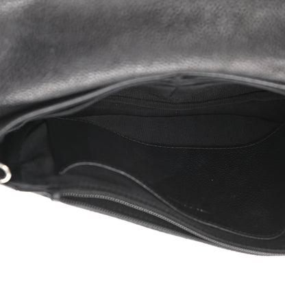 Chanel Caviar Half Moon Wallet On Chain WOC Black 8 of 14