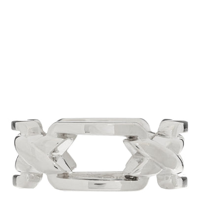Tiffany Sterling Silver X Open Band Ring 49 4.75 3 of 4