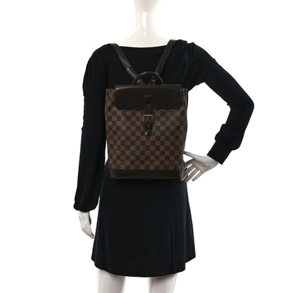 Louis Vuitton Damier Ebene Soho Backpack 2 of 9