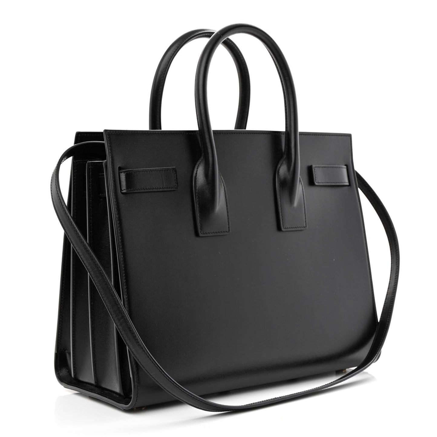 Calfskin Small Sac De Jour Black