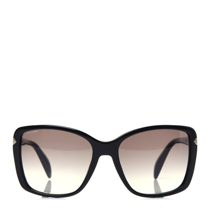 Prada Acetate Square Sunglasses SPR 14P Black 2 of 7