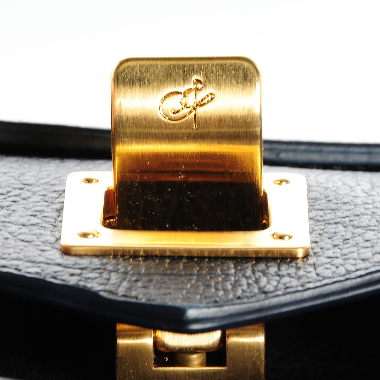 Leather Double Bag Black