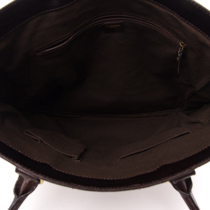 Burberry Haymarket Check Tote Brown 5 of 12