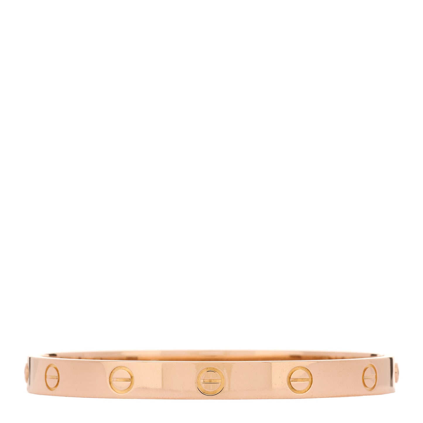 18K Pink Gold LOVE Bracelet 17
