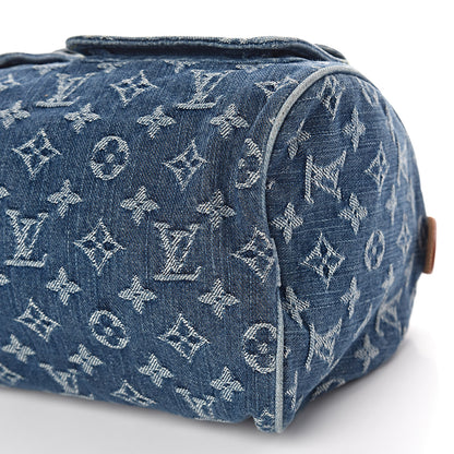 Louis Vuitton Monogram Denim Neo Speedy Blue 9 of 10