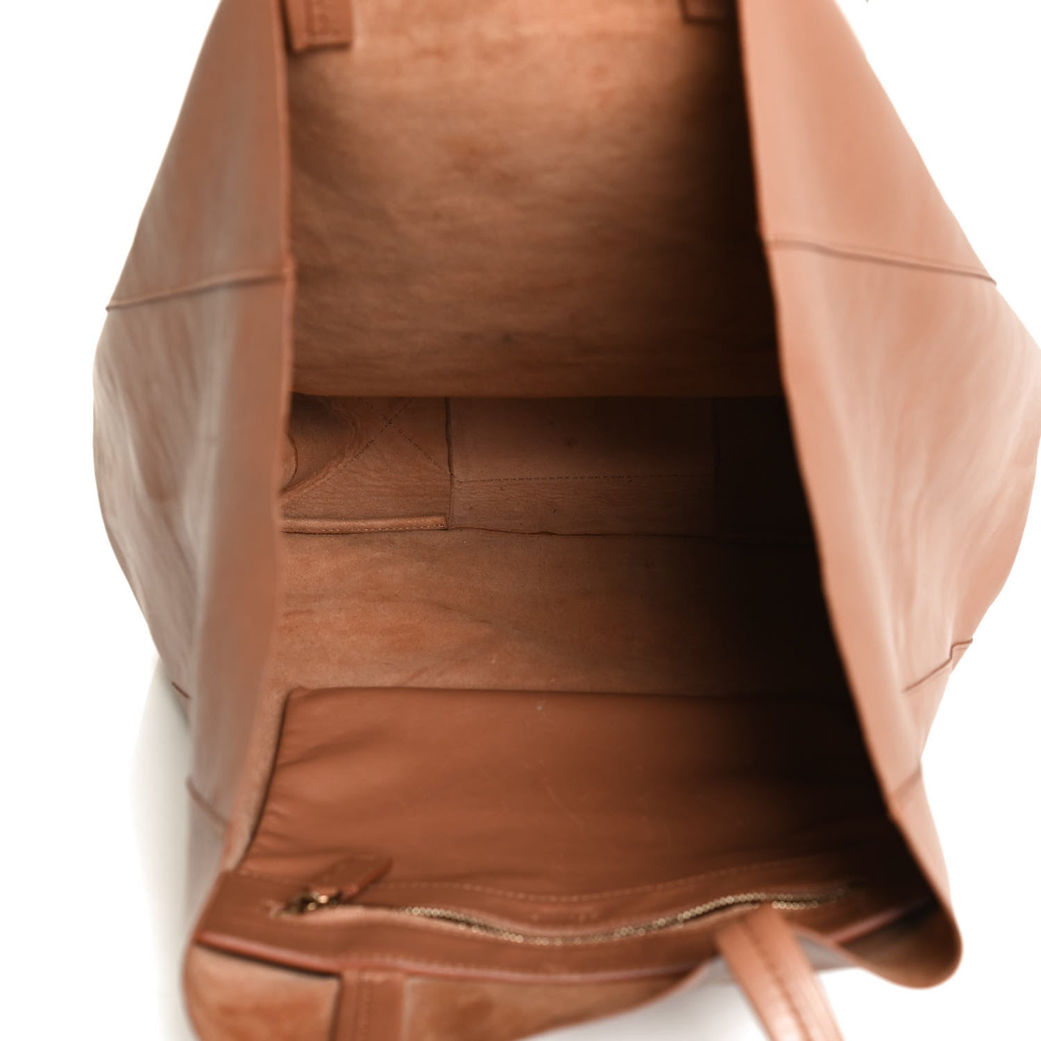 Celine Lambskin Vertical Cabas Tan 5 of 15