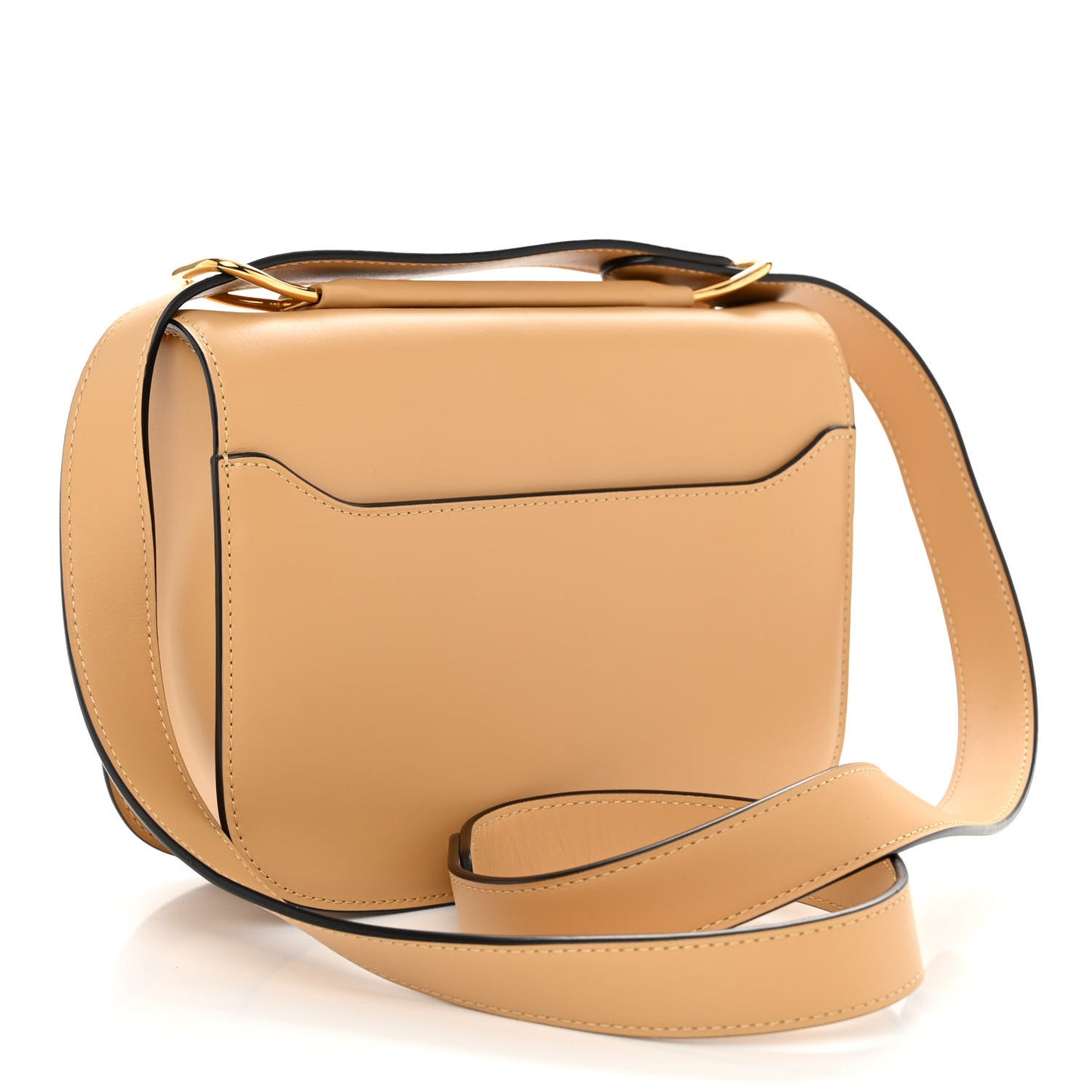 Olen Calfskin Small Lingot Crossbody Latte