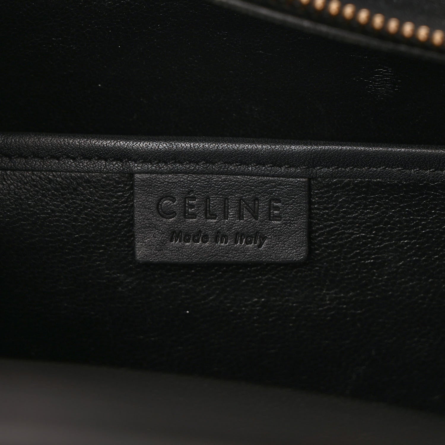 Celine Smooth Calfskin Nano Luggage Black 6 of 8