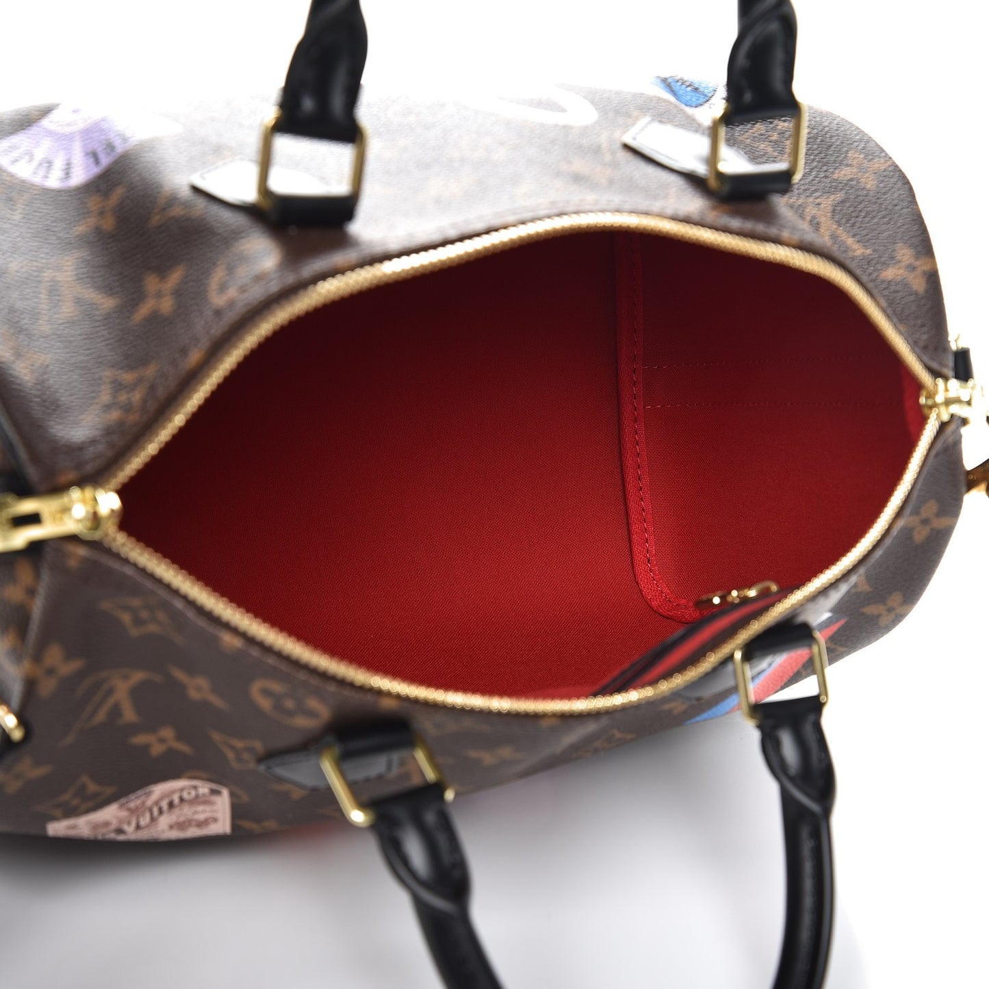 Monogram My World Tour Speedy Bandouliere 30 Black
