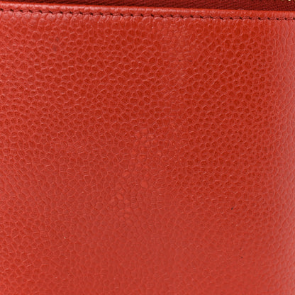 Chanel Caviar Vanity Cosmetic Case Red 13 of 14