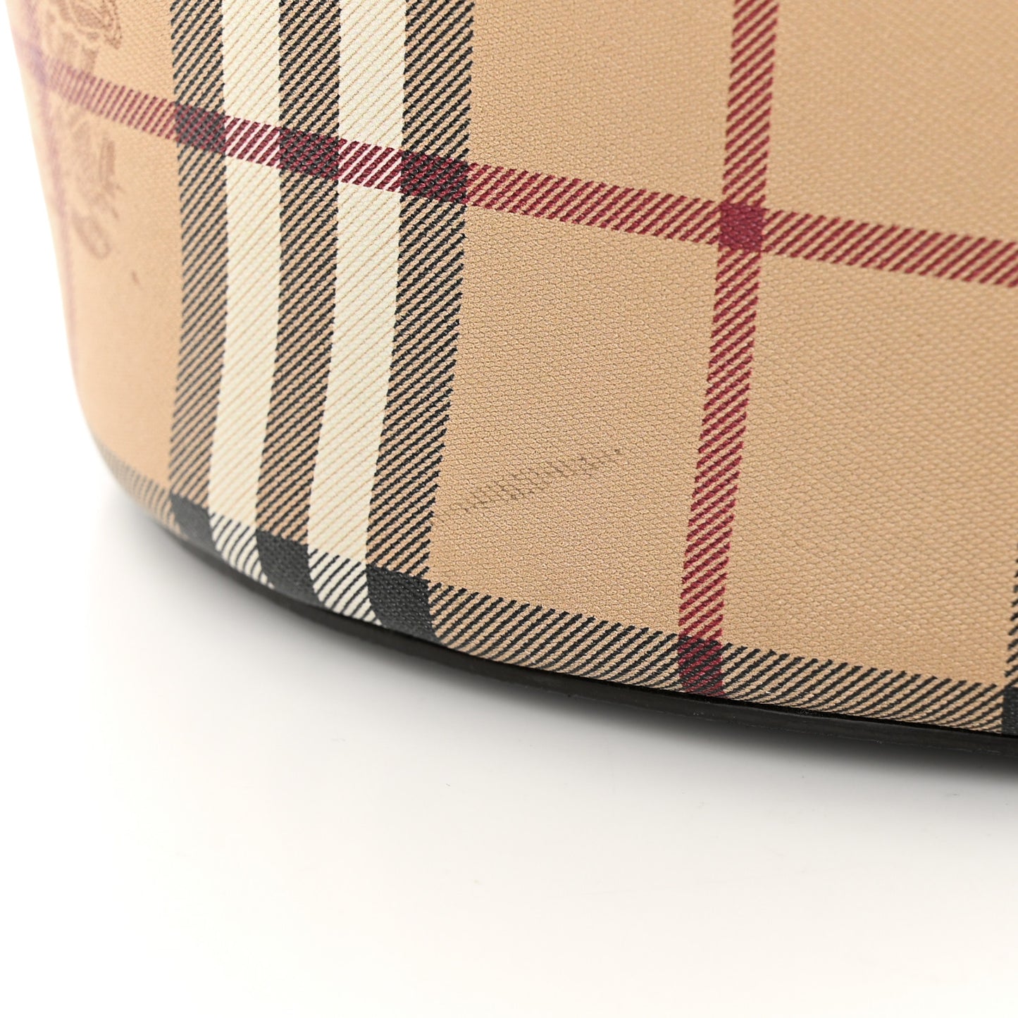 Haymarket Check Colours Small Lorne Bucket Crossbody Black