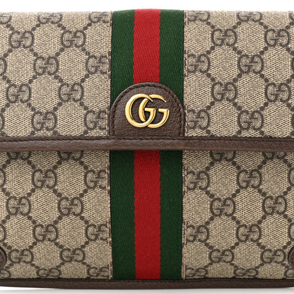 Gucci GG Supreme Monogram Web Small Ophidia Belt Bag Brown 8 of 11