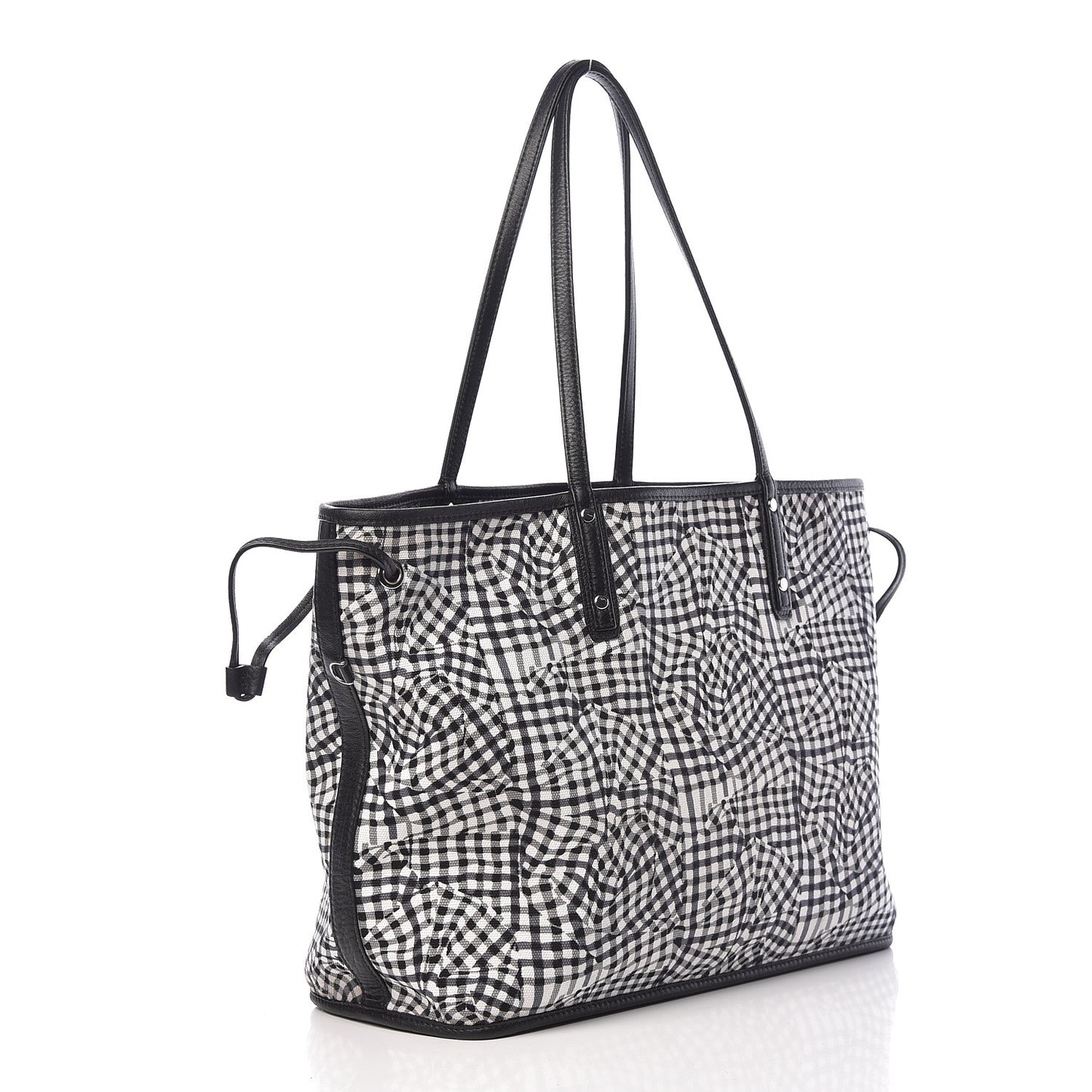 Visetos Medium Reversible Shopper Tote Black