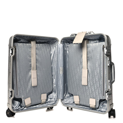 Christian Dior X RIMOWA Aluminum Gradient Cabin Luggage Silver 4 of 15