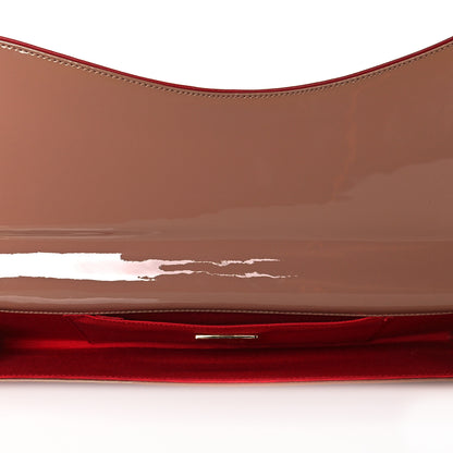 Christian Louboutin Patent Pigalle Clutch Nude 5 of 13