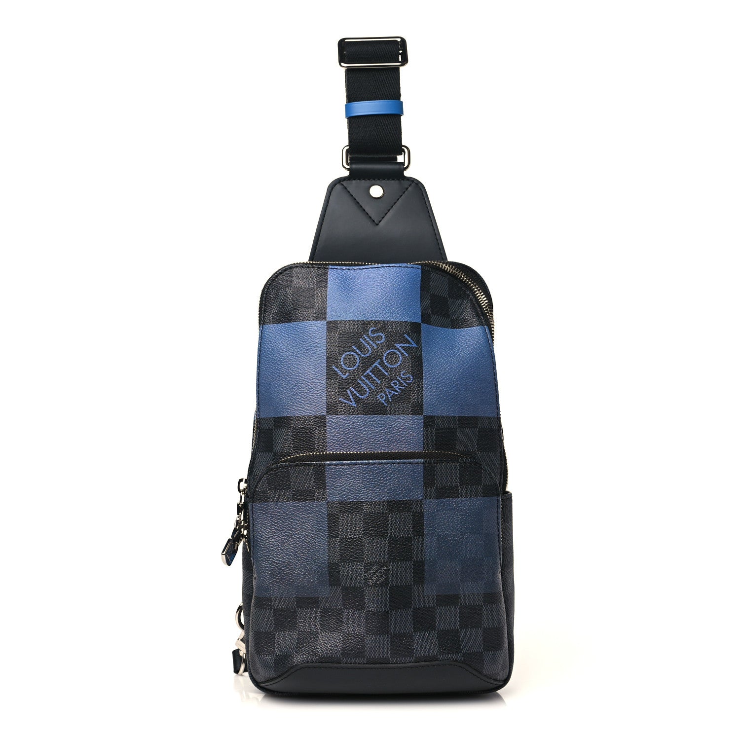 Louis Vuitton Damier Graphite Giant Avenue Sling Backpack Blue 1 of 7