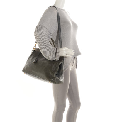 Prada Glace Calf Frame Satchel Avio 2 of 12