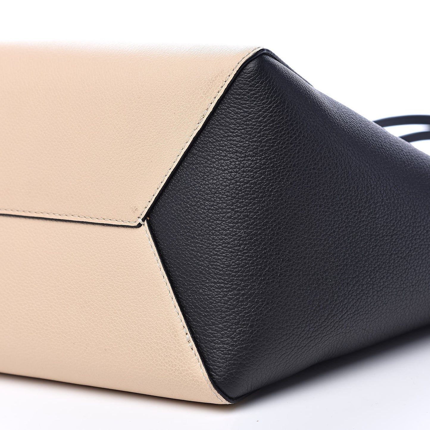 Calfskin Lockme Cabas Vanille Black