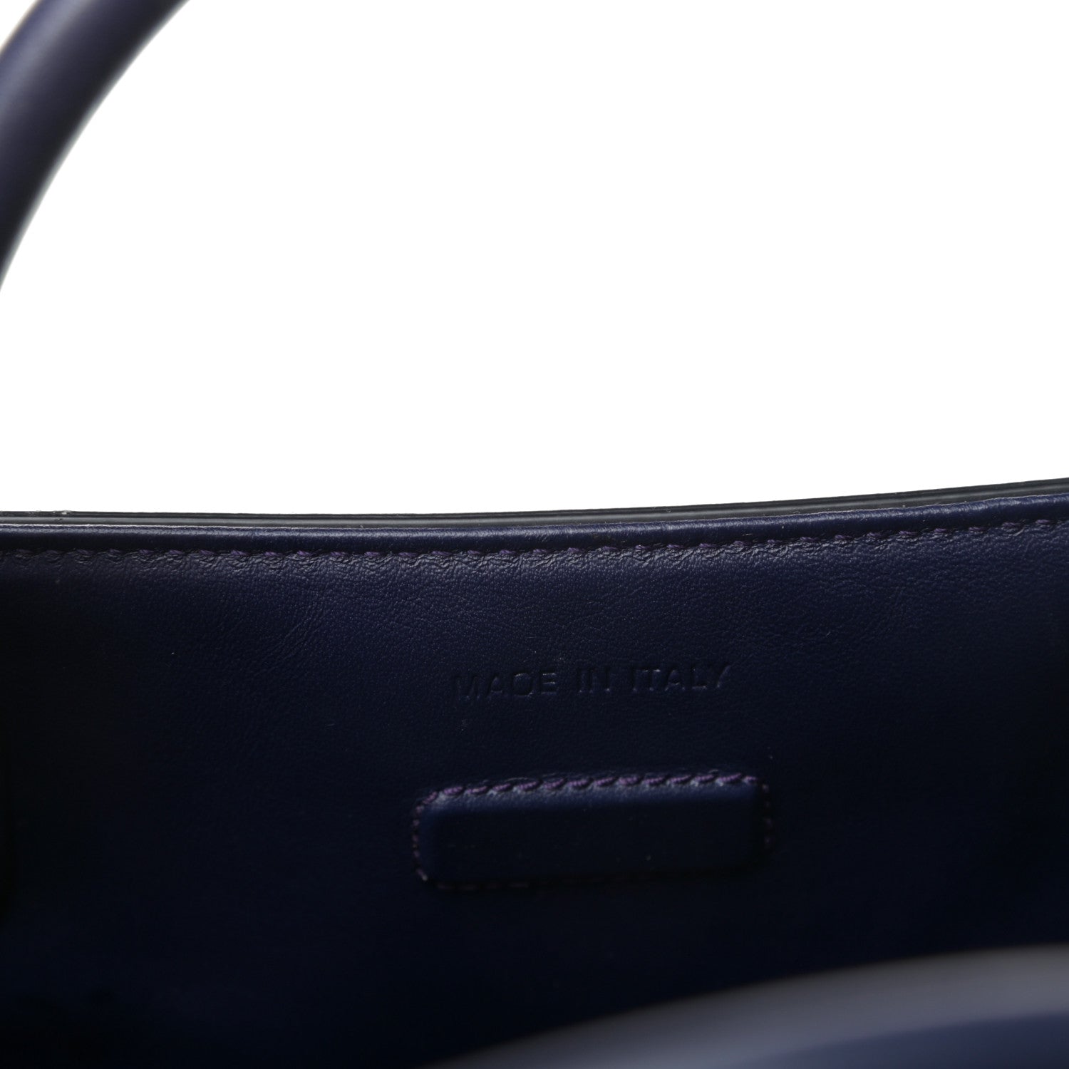 Christian Dior Calfskin Large Diorever Flap Navy 7 of 10