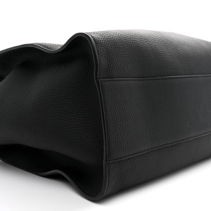 The Row Matte Grained Calfskin Marlo 17 Black 8 of 9