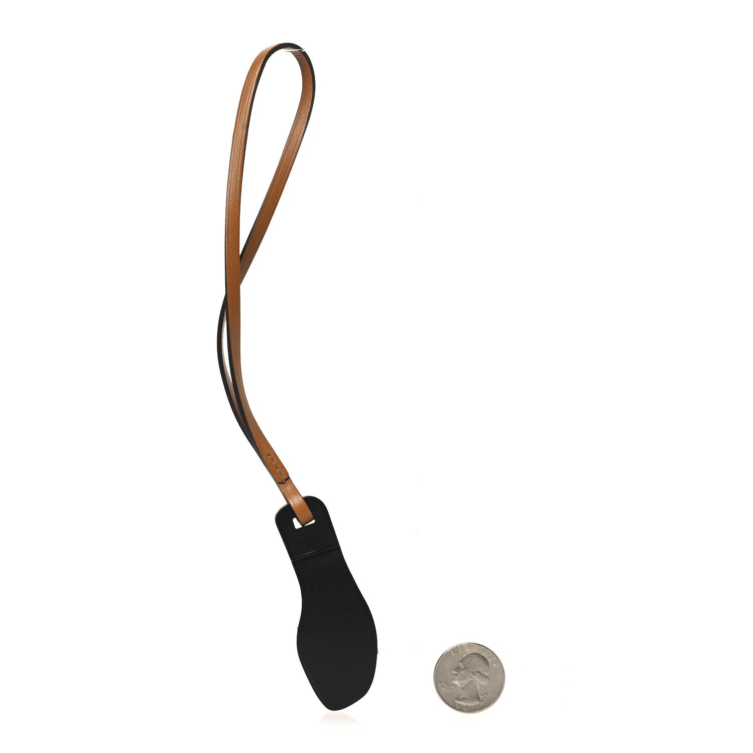 Hermes Epsom Butler Calfskin Hunter Oran Nano Bag Charm Rose Texas 2 of 4