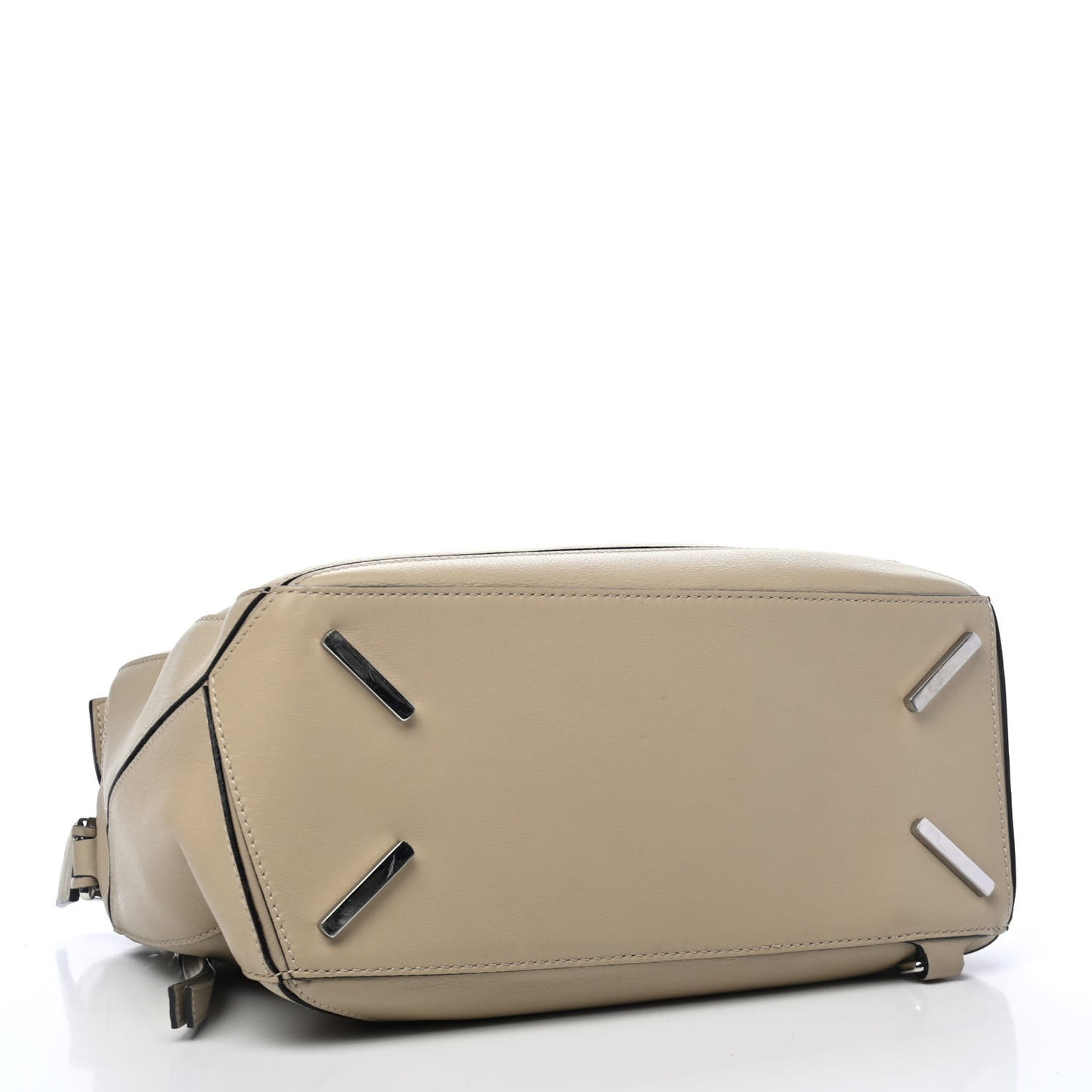 Calfskin Medium Puzzle Bag Light Oat
