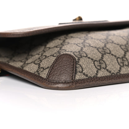 Gucci GG Supreme Monogram Neo Vintage Web Belt Bag Brown 9 of 10