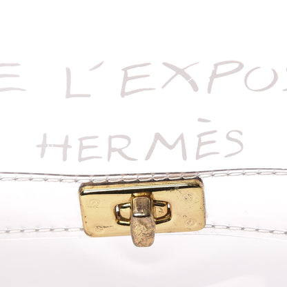 Hermes Vinyl Souvenir De L'Exposition Kelly Transparent 7 of 12