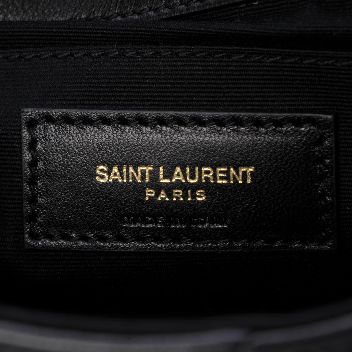 Saint Laurent Lambskin Patchwork Monogram Small Jamie Black 6 of 11