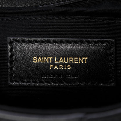 Saint Laurent Lambskin Patchwork Monogram Small Jamie Black 6 of 11