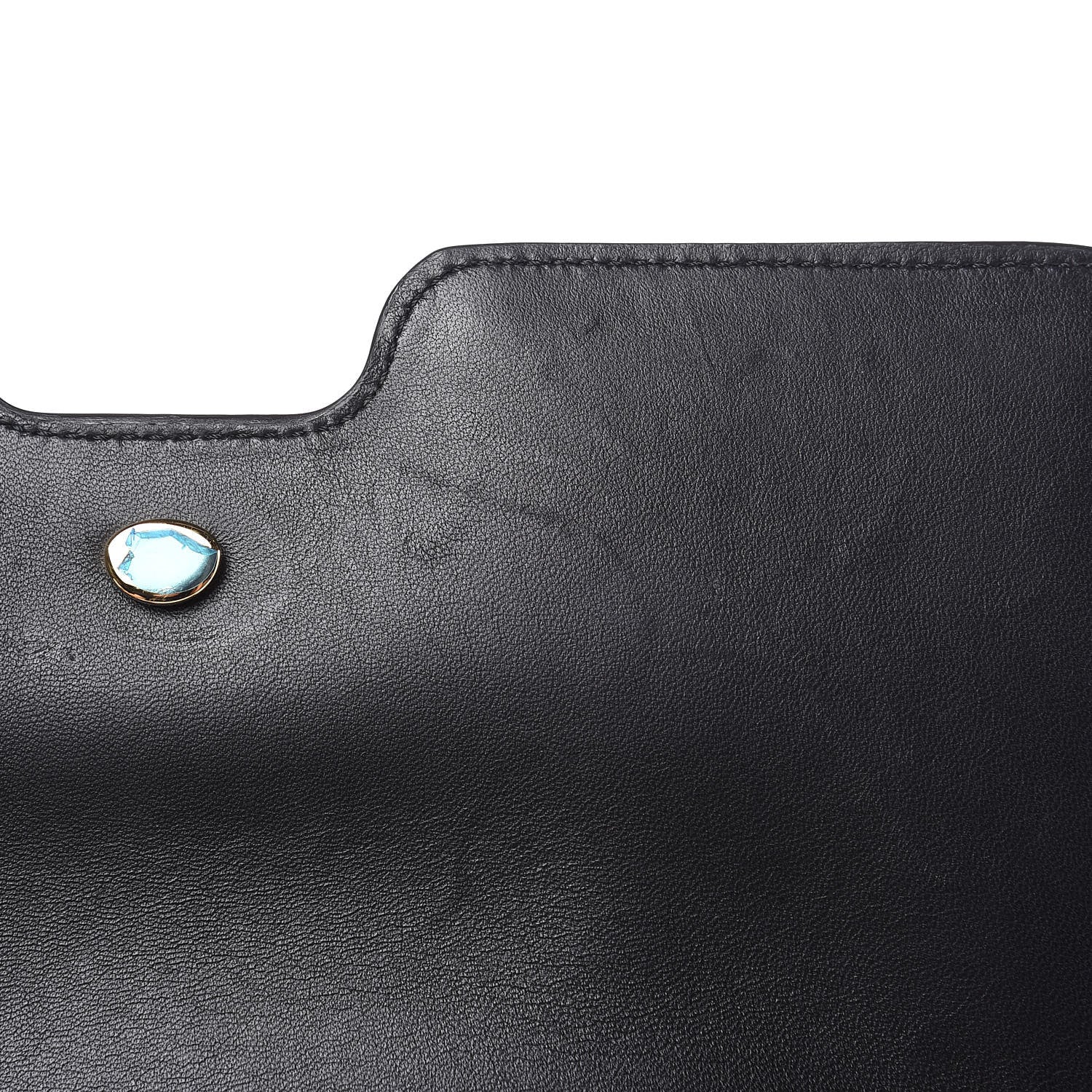 Burberry Calfskin Monogram Embossed Medium TB Bag Black 7 of 9