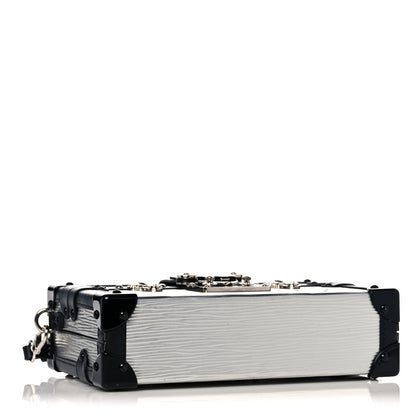 Louis Vuitton Epi Petite Malle Silver 4 of 11