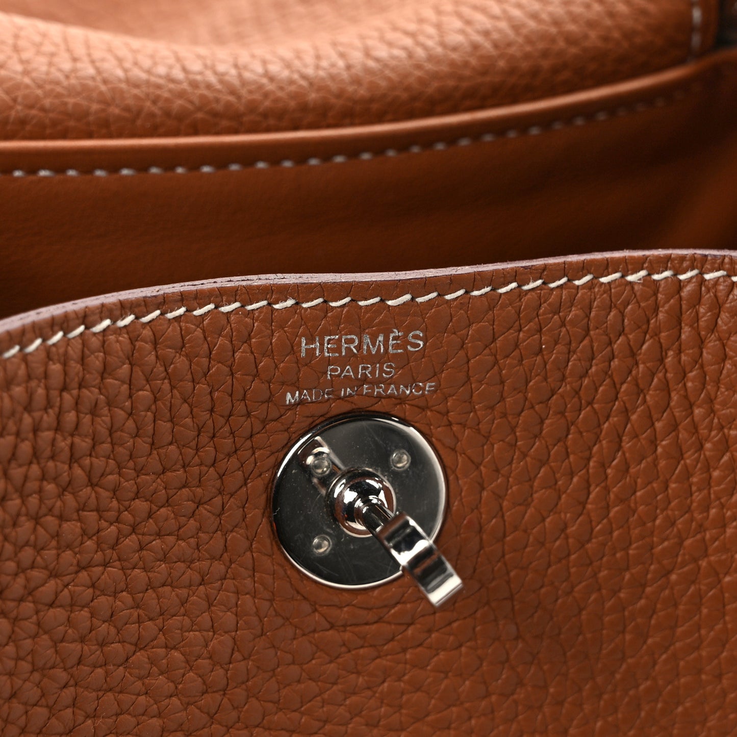 Taurillon Clemence Mini Lindy 20 Gold