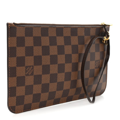 Louis Vuitton Damier Ebene Neverfull MM GM Pochette 3 of 7