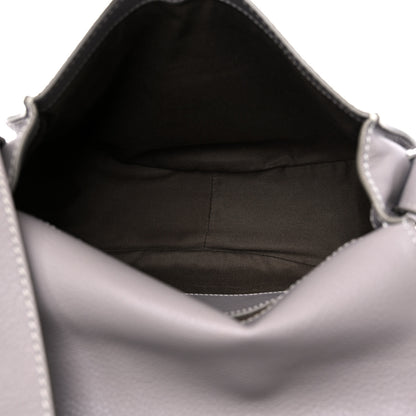 Chloe Calfskin Medium Marcie Round Crossbody Bag Cashmere Grey 5 of 8
