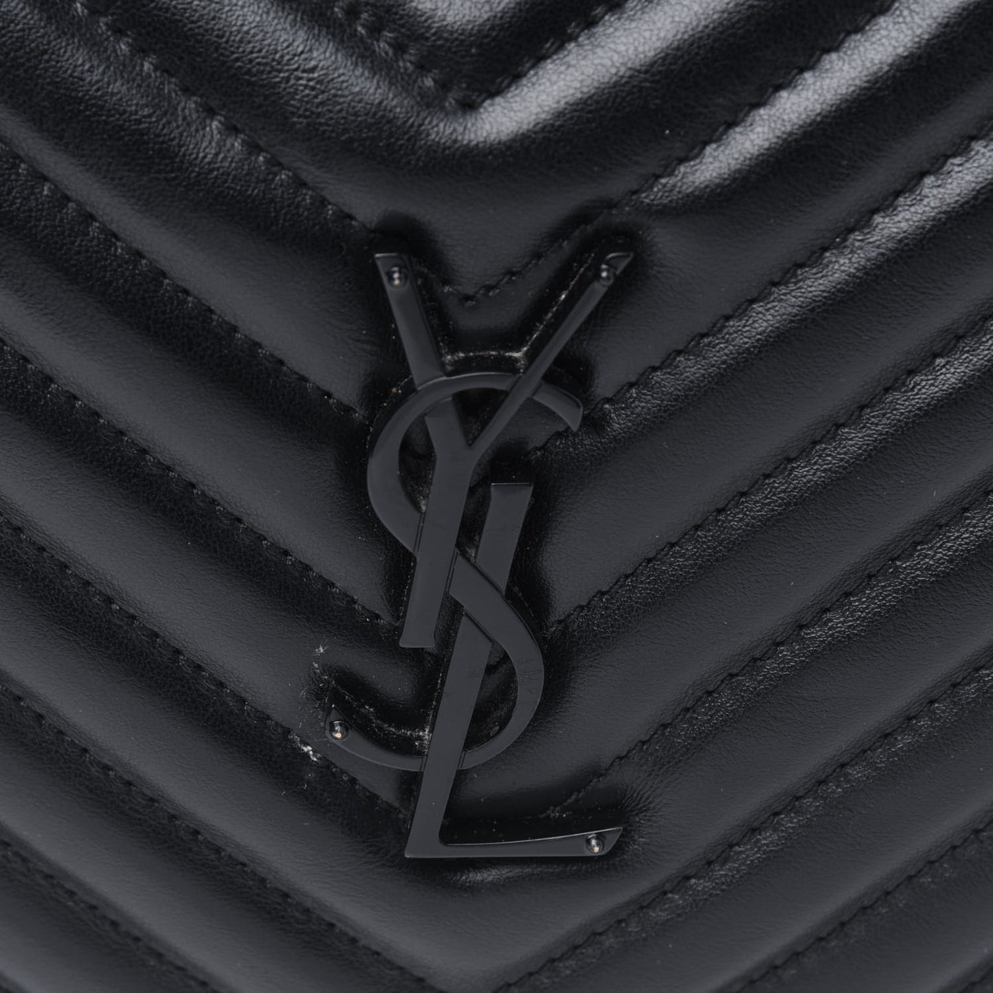Calfskin Matelasse Monogram Lou Camera Bag Black