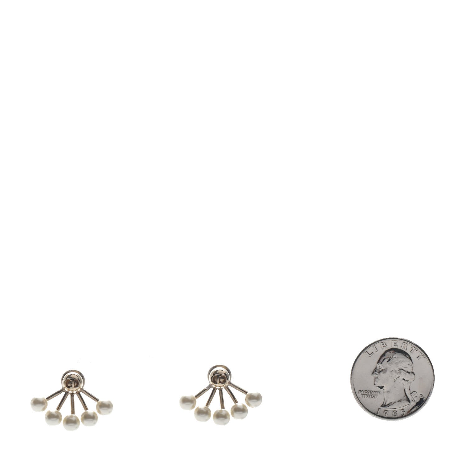 Christian Dior Pearl La Peite Tribale Earrings 2 of 4
