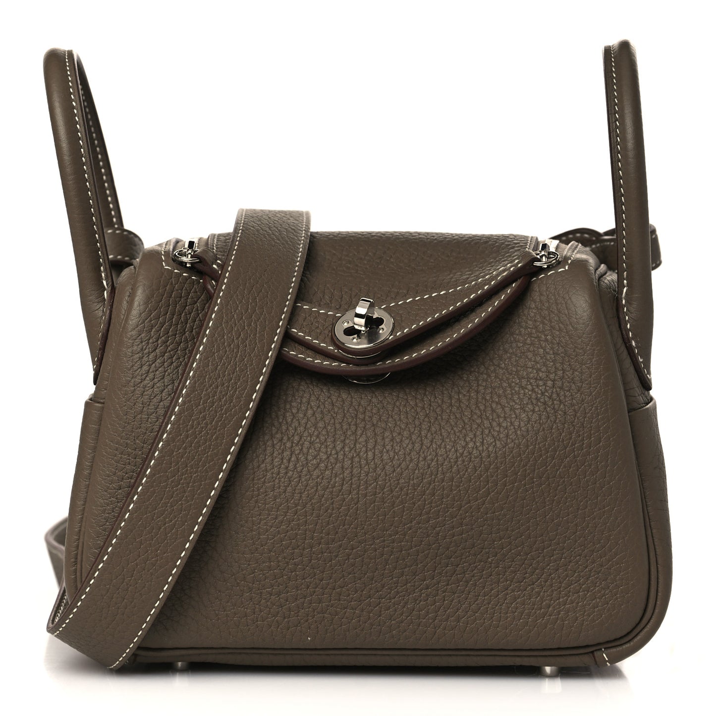 Taurillon Clemence Mini Lindy 20 Etoupe