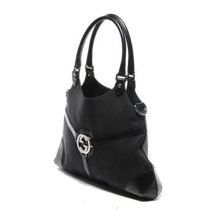 Gucci Canvas Reins Hobo Black 3 of 8