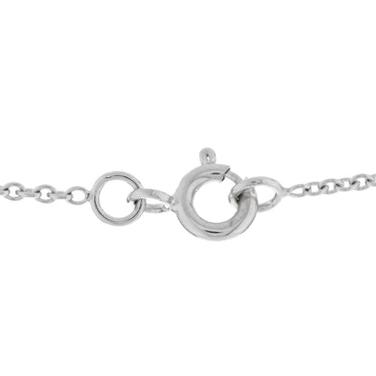 Hermes 18K White Gold Diamond Finesse Pendant Necklace 4 of 5