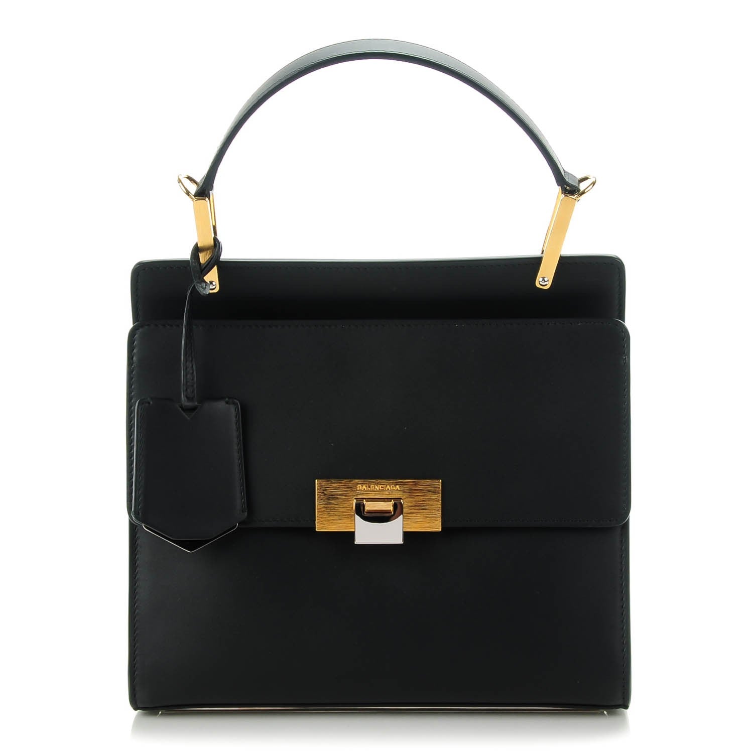 Balenciaga Calfskin Le Dix Zip Cartable S Bag Black 1 of 7